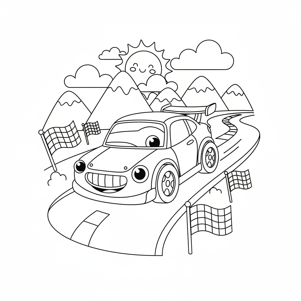 Coloriage coloriage cars à imprimer 2