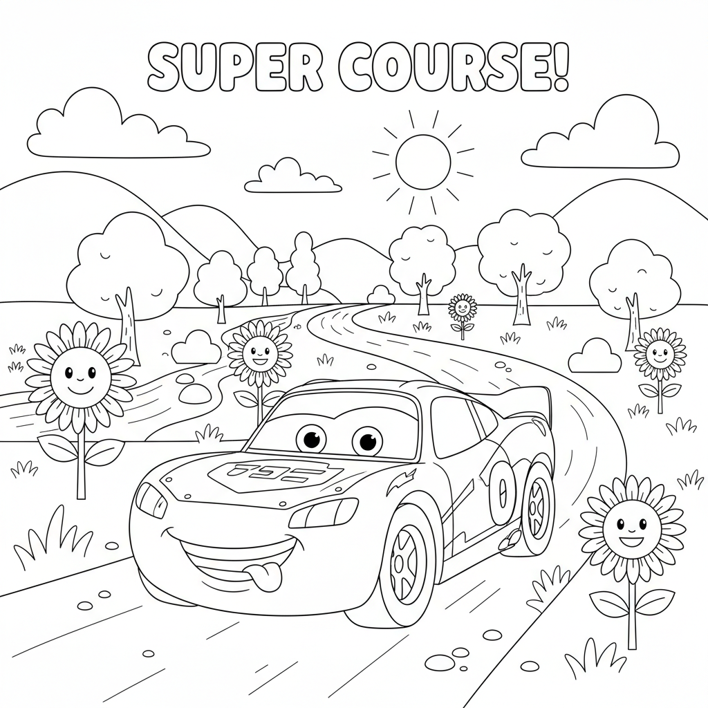 Coloriage coloriage cars a imprimer 3