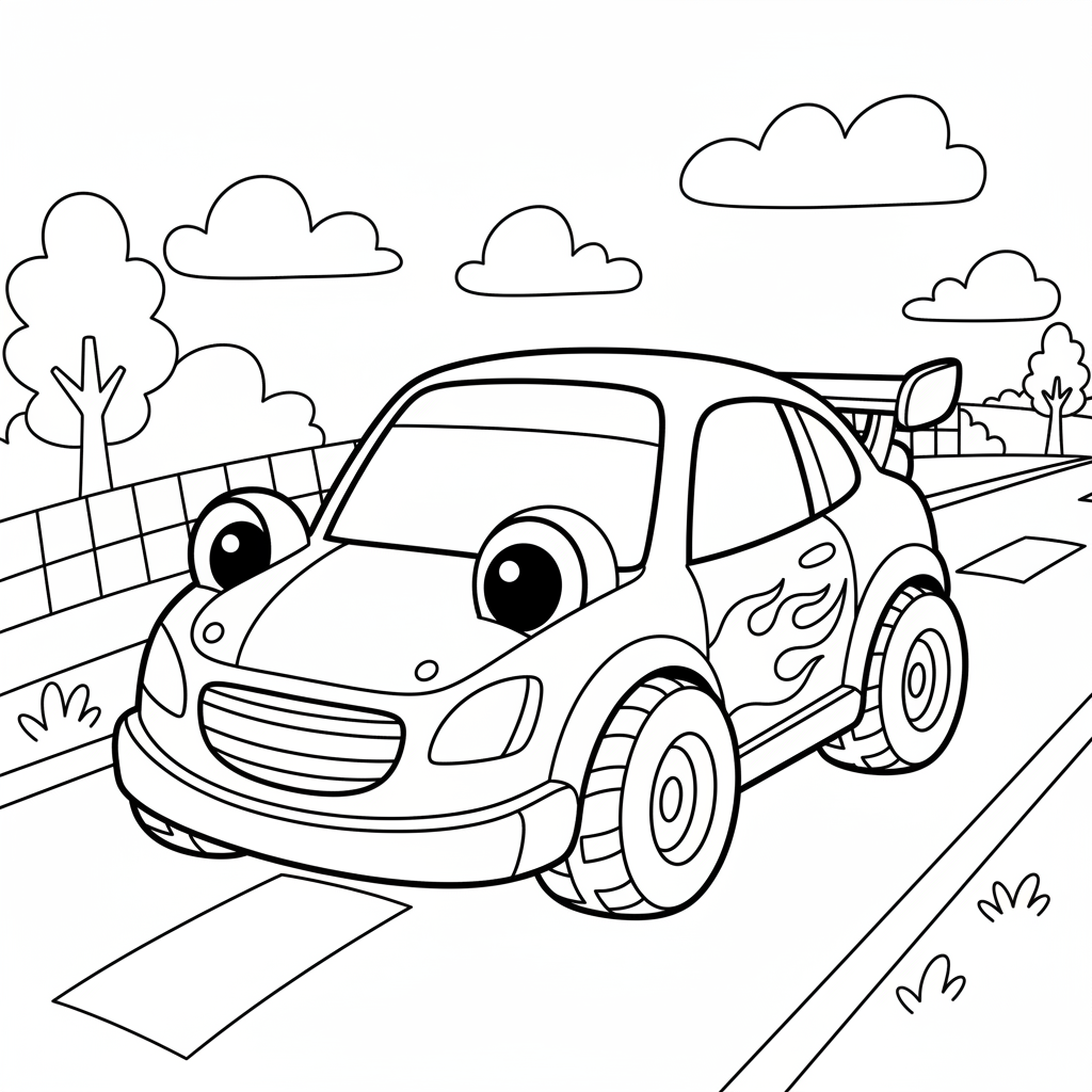 Coloriage coloriage cars gratuit à imprimer