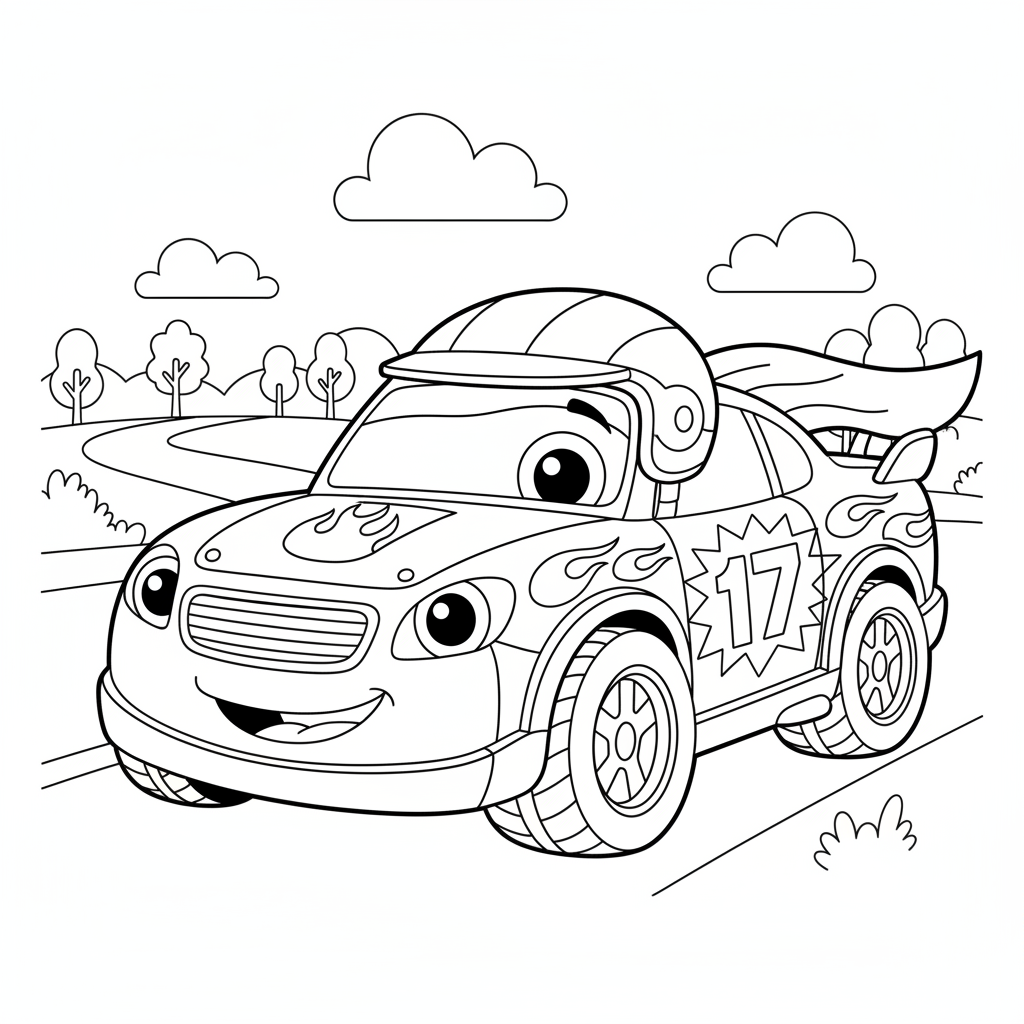 Coloriage coloriage cars gratuit à imprimer 4
