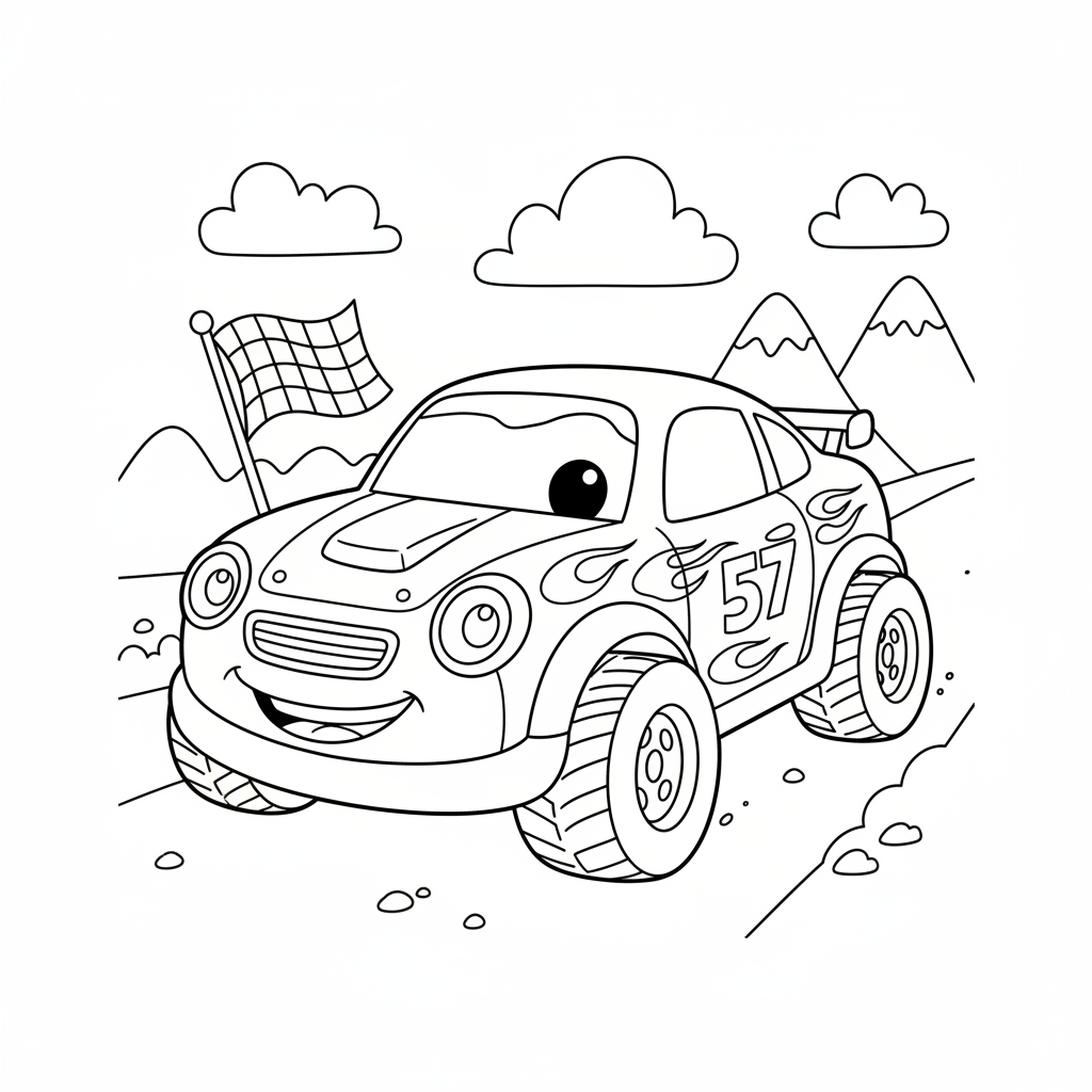 Coloriage coloriage cars imprimer 2