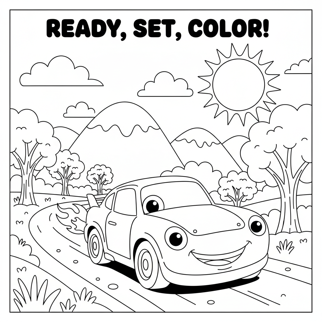 Coloriage coloriage cars imprimer 3