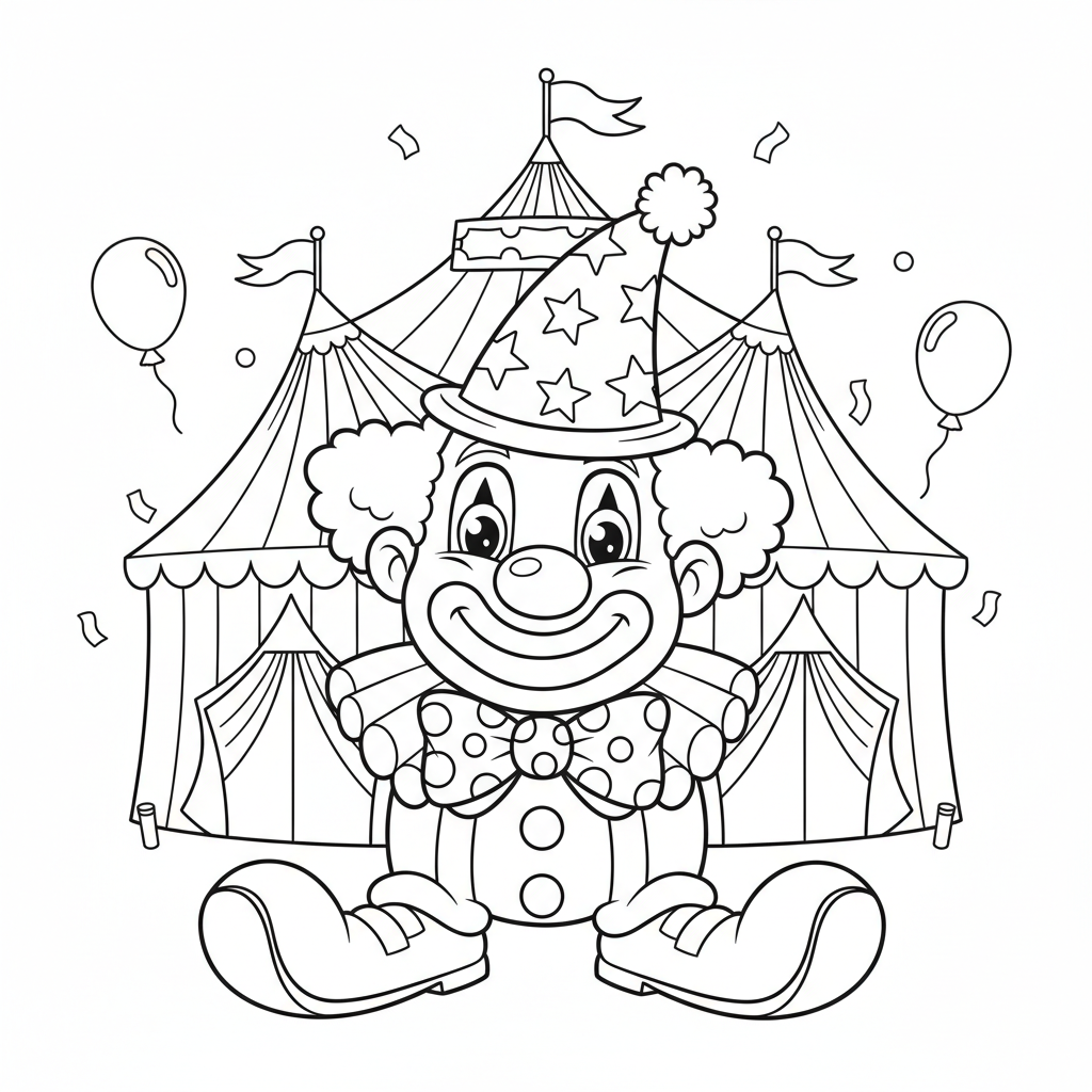 Coloriage coloriage chapiteau 4