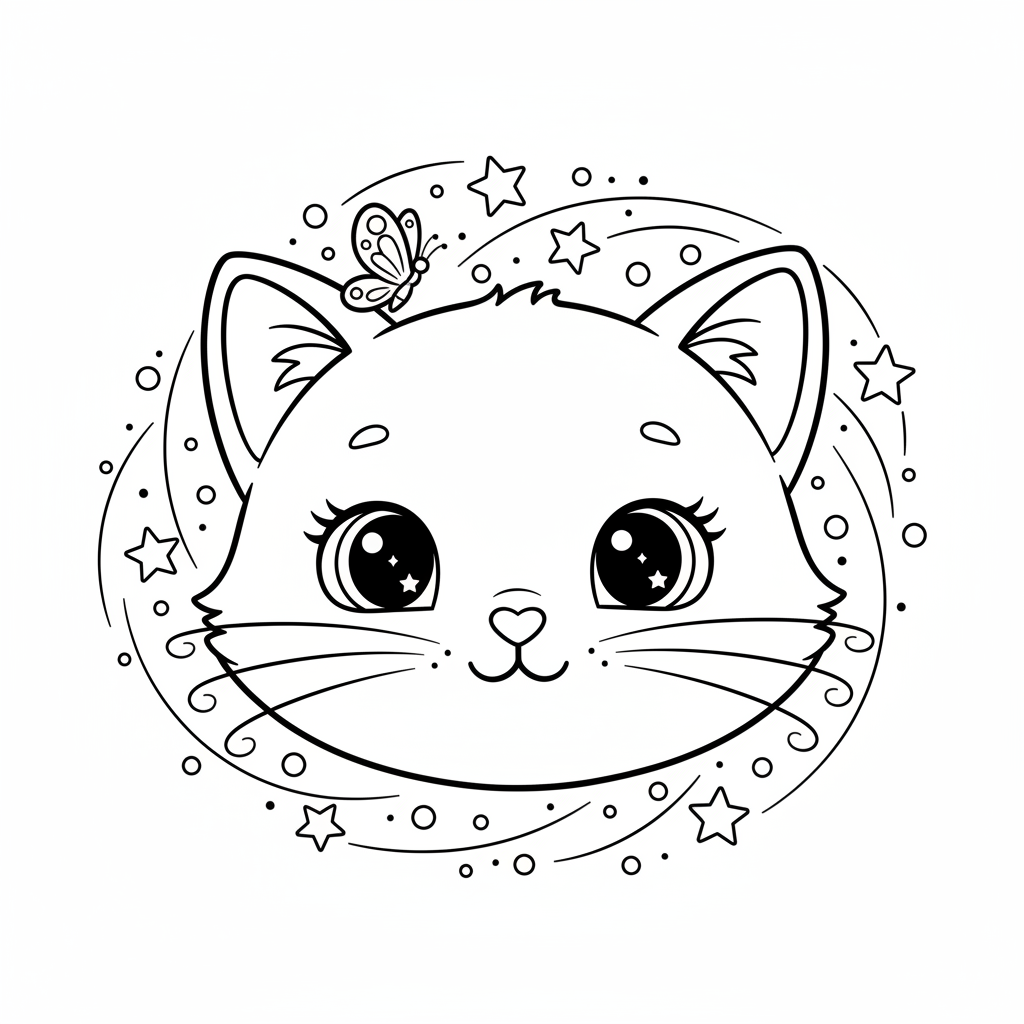 Coloriage coloriage chat 4