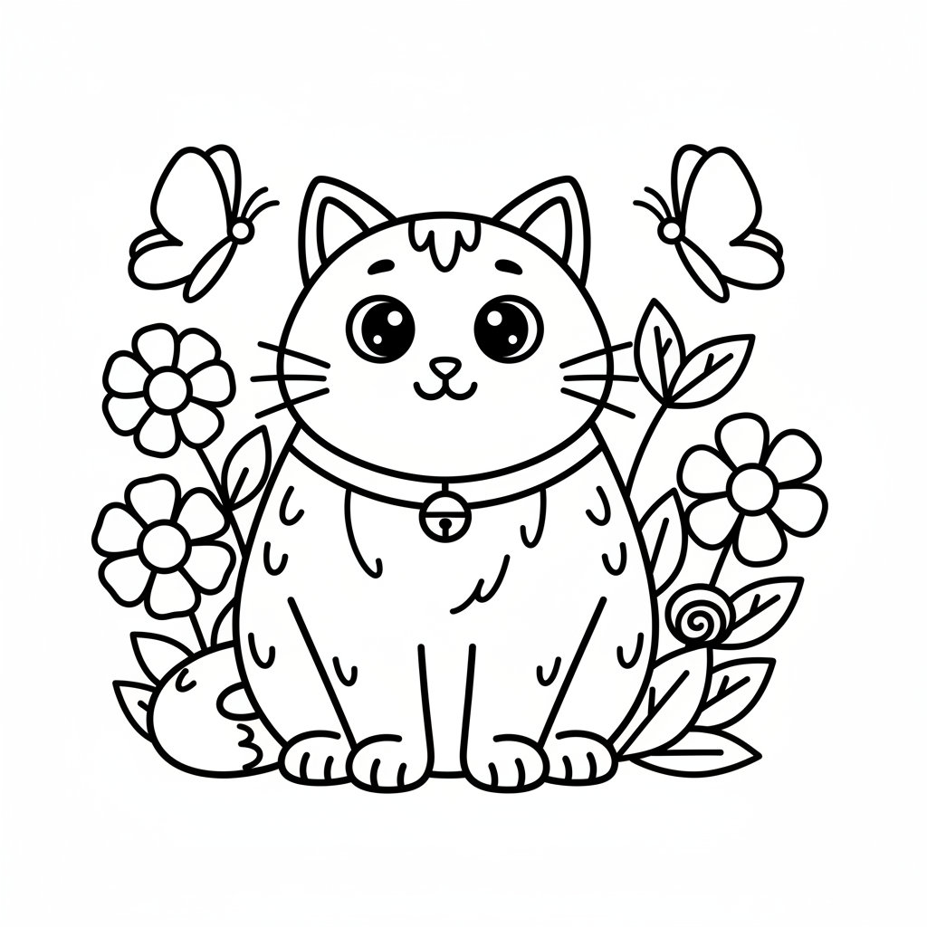 Coloriage coloriage chat adulte à imprimer