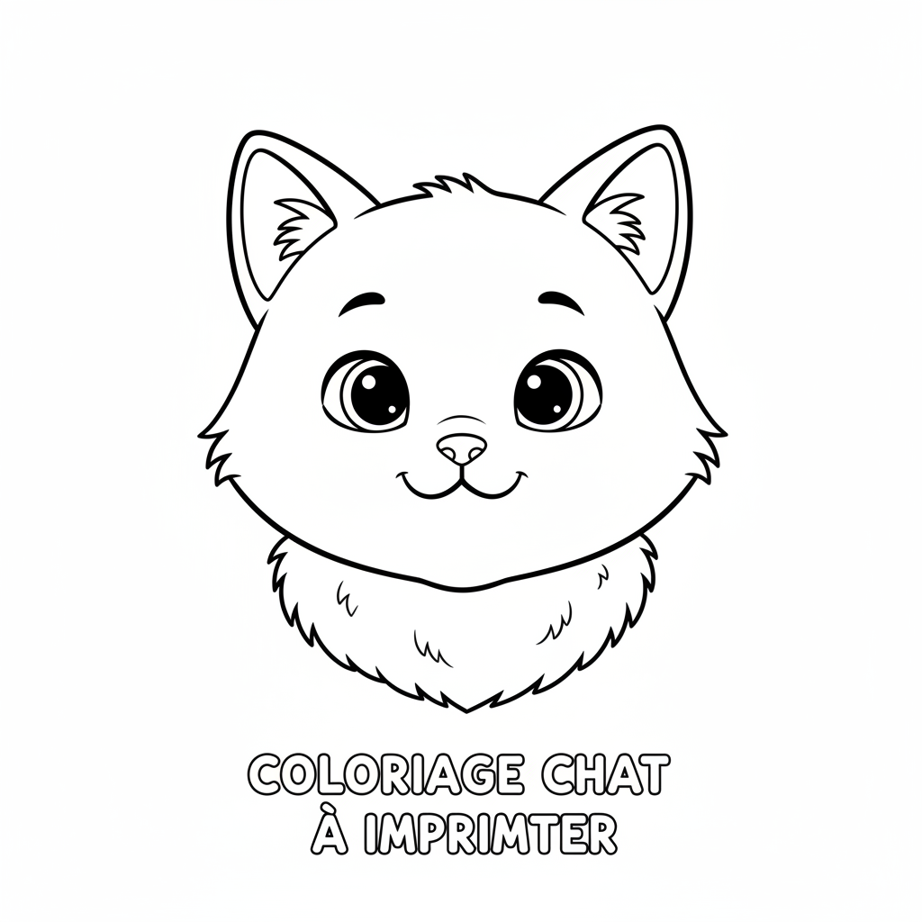 Coloriage coloriage chat imprimer 4