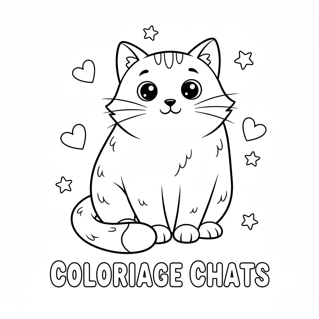 Coloriage coloriage chats