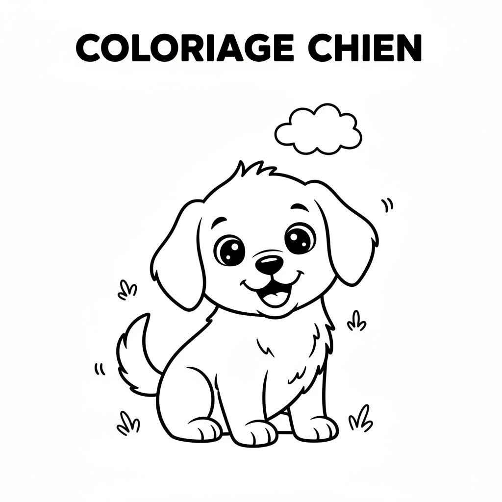 Coloriage coloriage chien