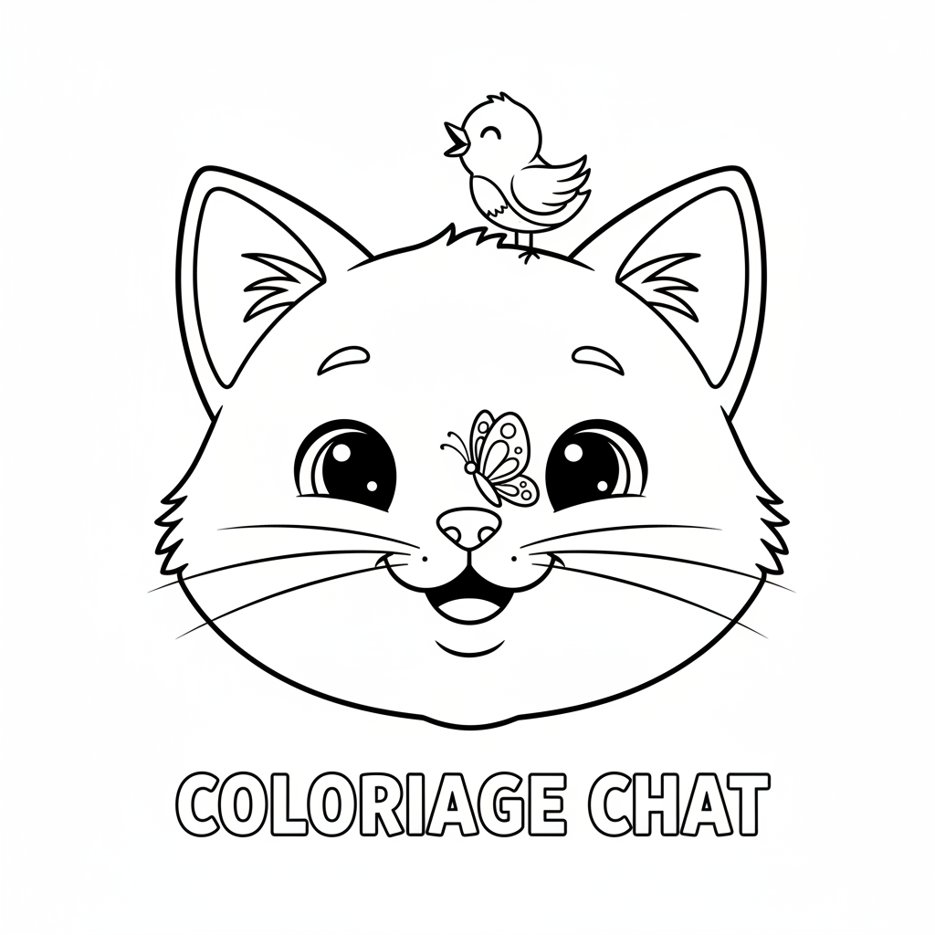 Coloriage coloriage chien chat 4