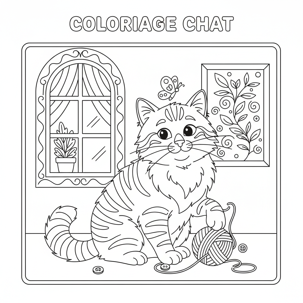 Coloriage coloriage chien et chat à imprimer 2