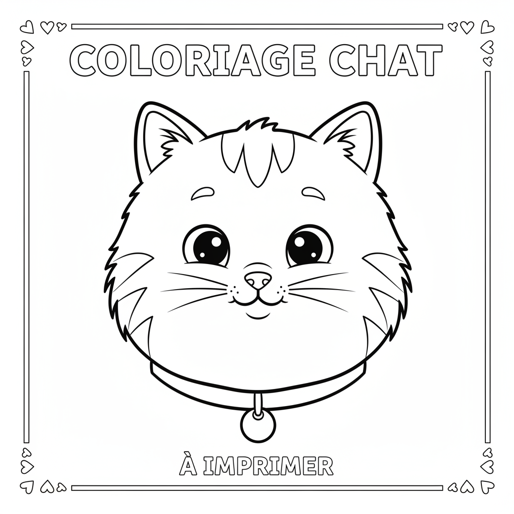 Coloriage coloriage chien et chat à imprimer 4