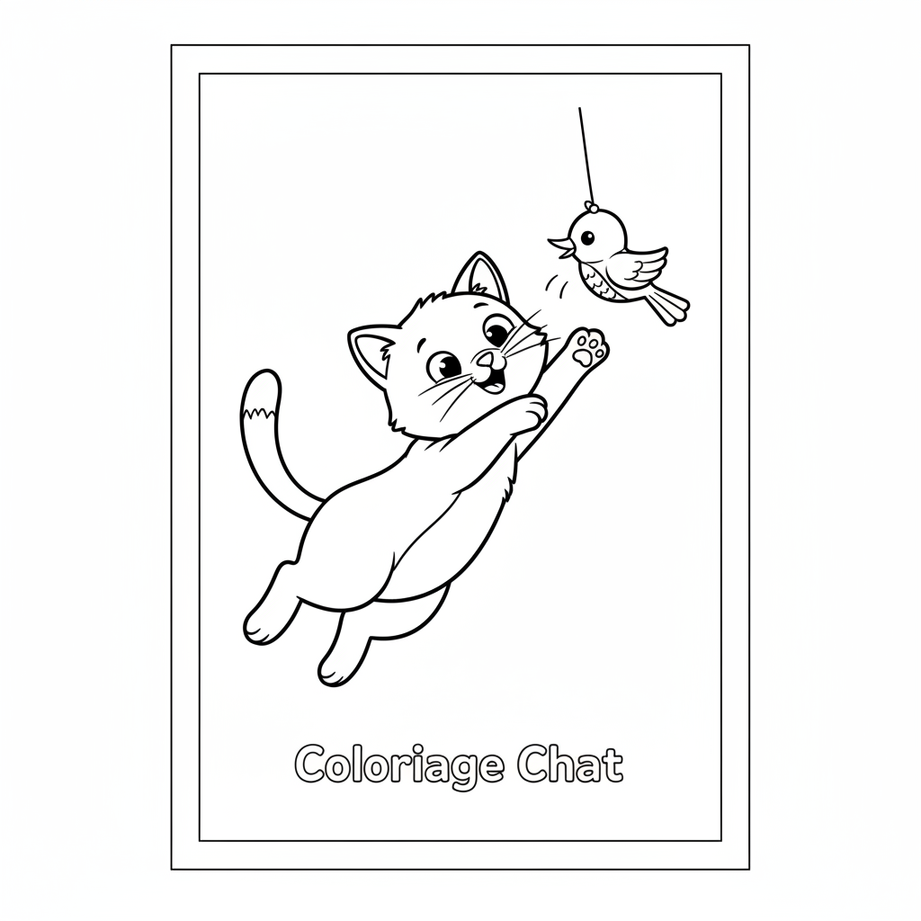 Coloriage coloriage chien et chat à imprimer 5