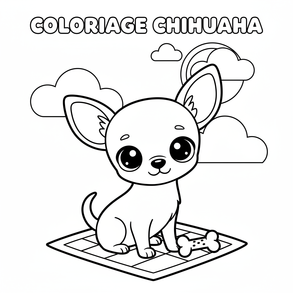 Coloriage coloriage chihuahua