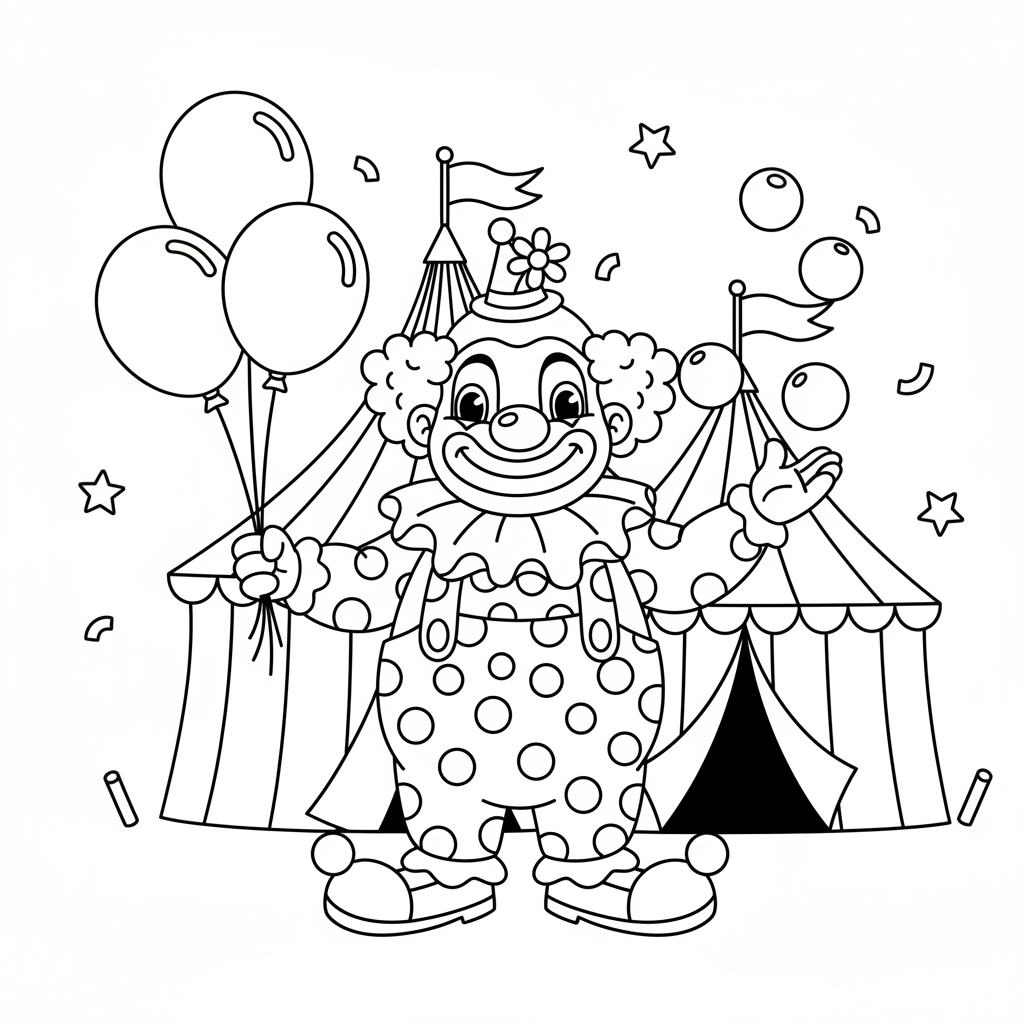 Coloriage coloriage cirque
