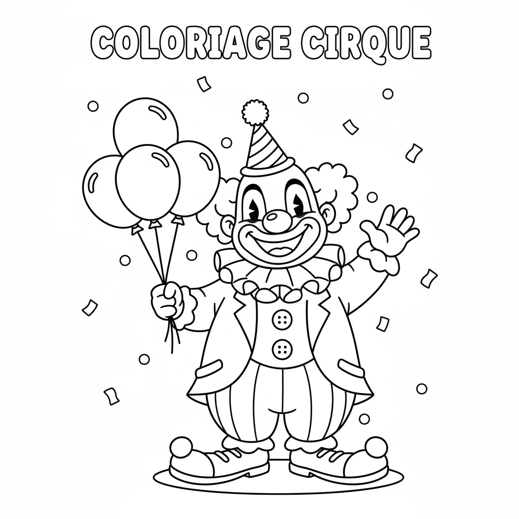 Coloriage coloriage cirque imprimer