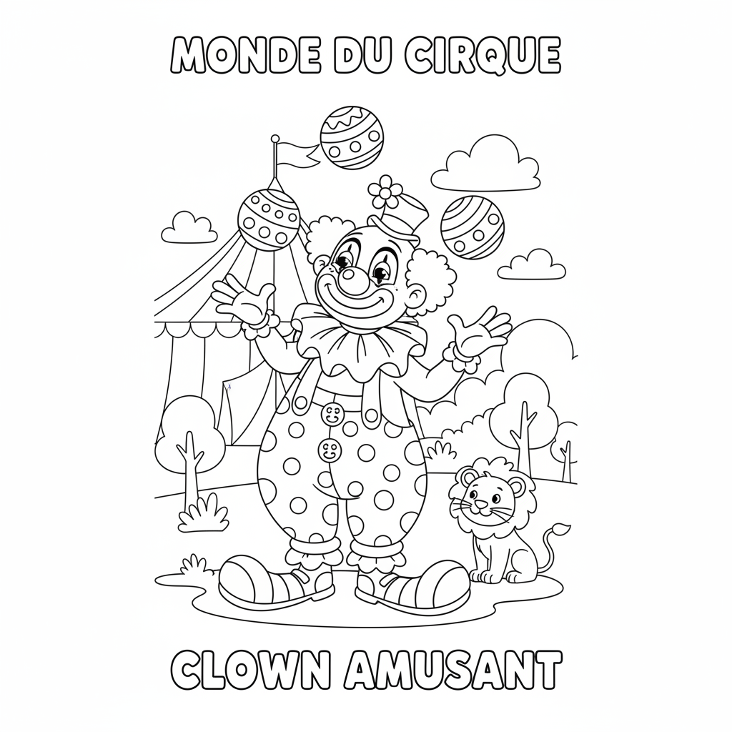 Coloriage coloriage cirque imprimer 3