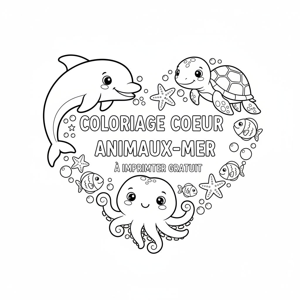 Coloriage coloriage coeur à imprimer gratuit 4