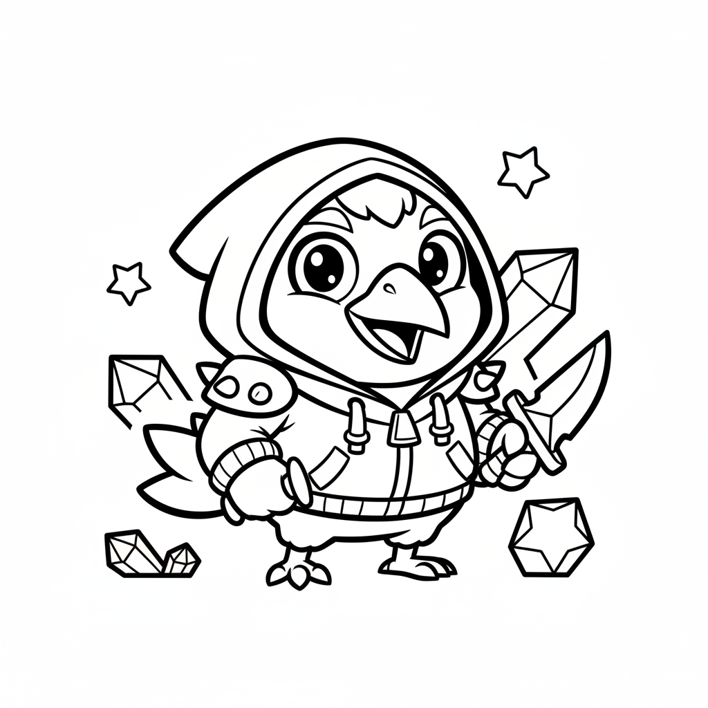 Coloriage coloriage corbac brawl stars