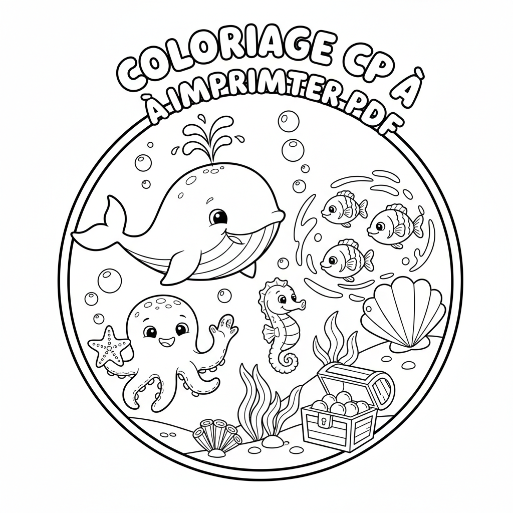 Coloriage coloriage cp à imprimer pdf 5