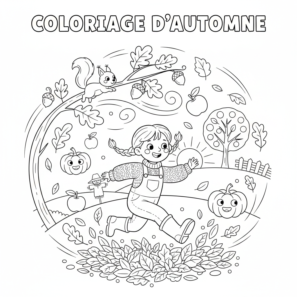 Coloriage coloriage d4automne 5