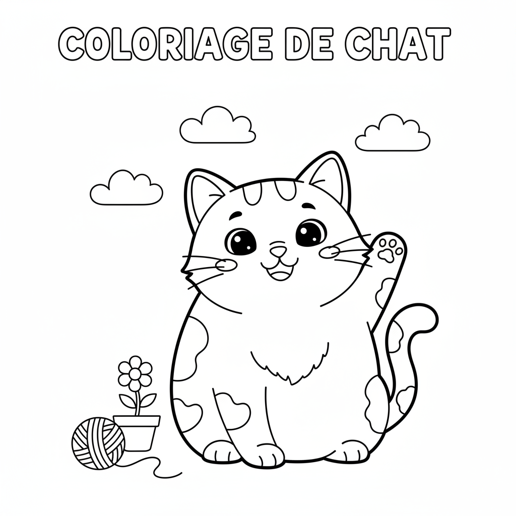 Coloriage coloriage de chat