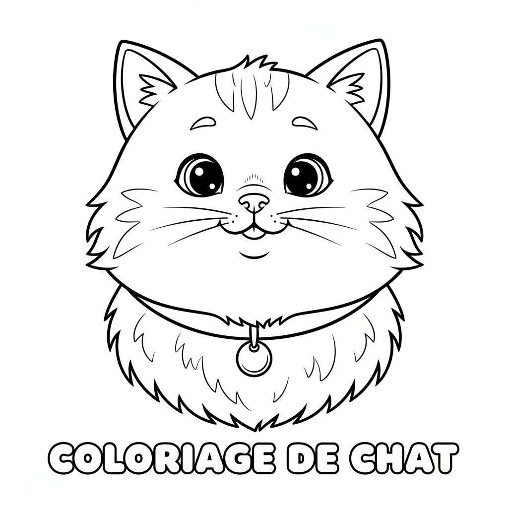 Coloriage coloriage de chat 4