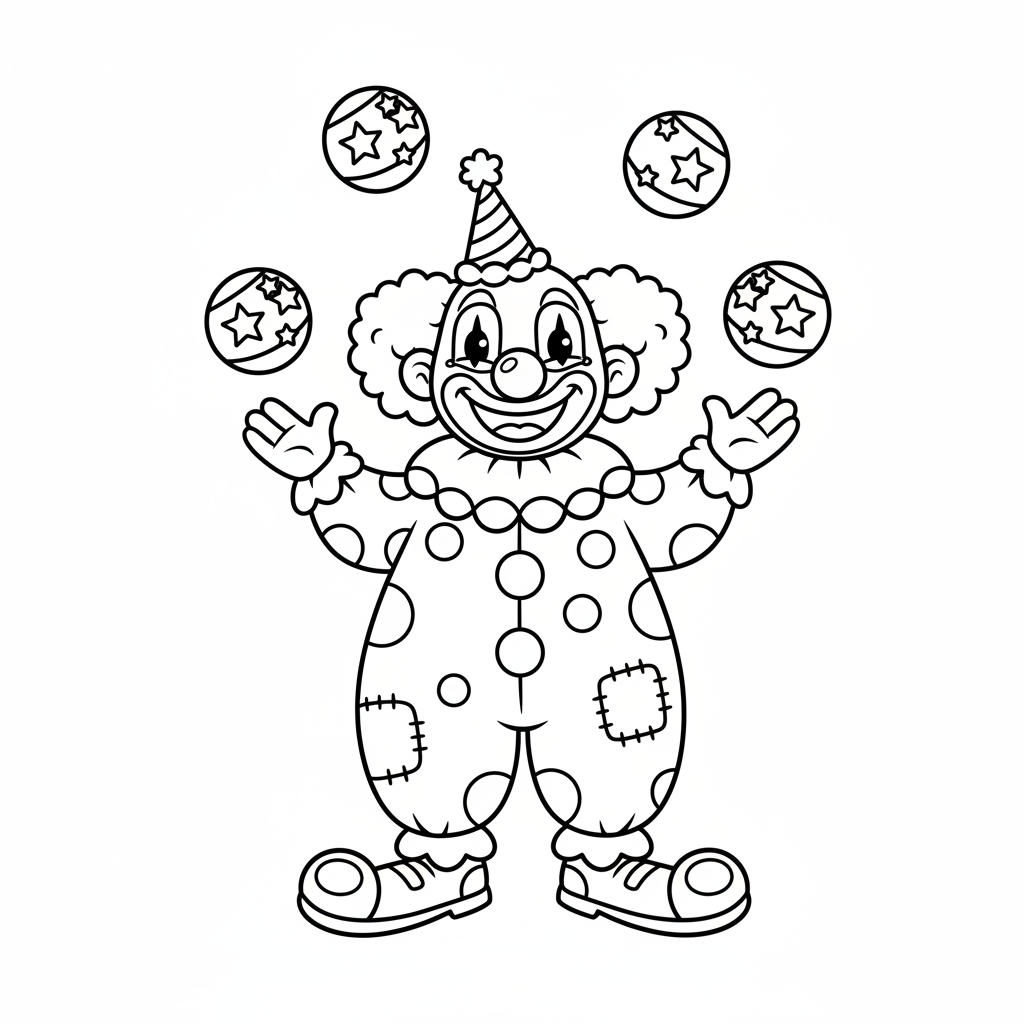 Coloriage coloriage de clown