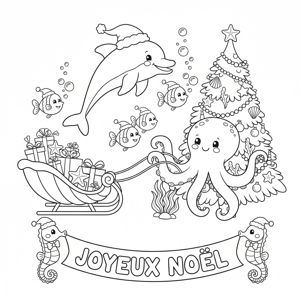 Coloriage coloriage de noel a imprimer gratuit 2