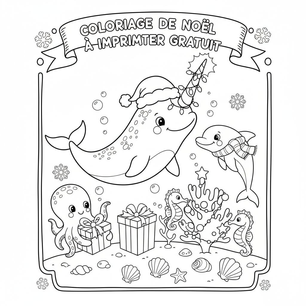 Coloriage coloriage de noel a imprimer gratuit 3