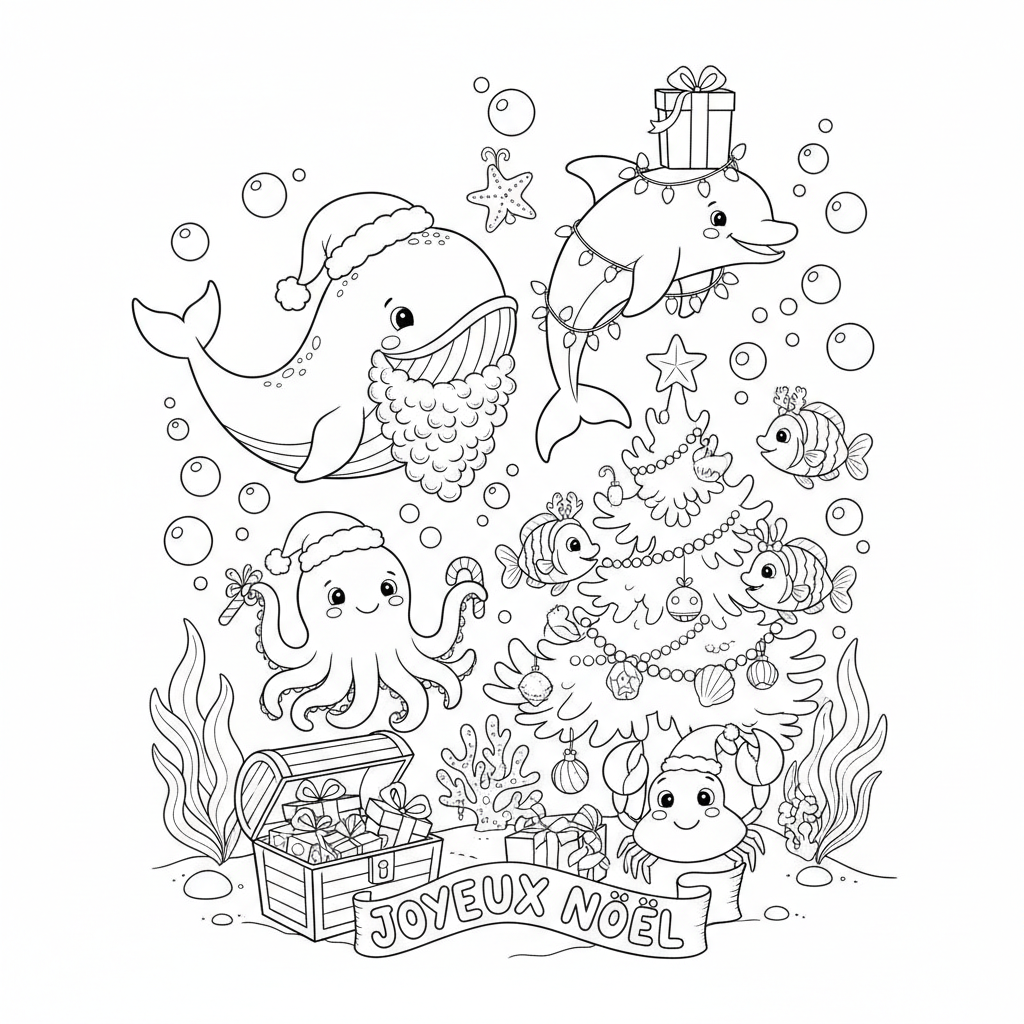 Coloriage coloriage de noel a imprimer gratuit 4