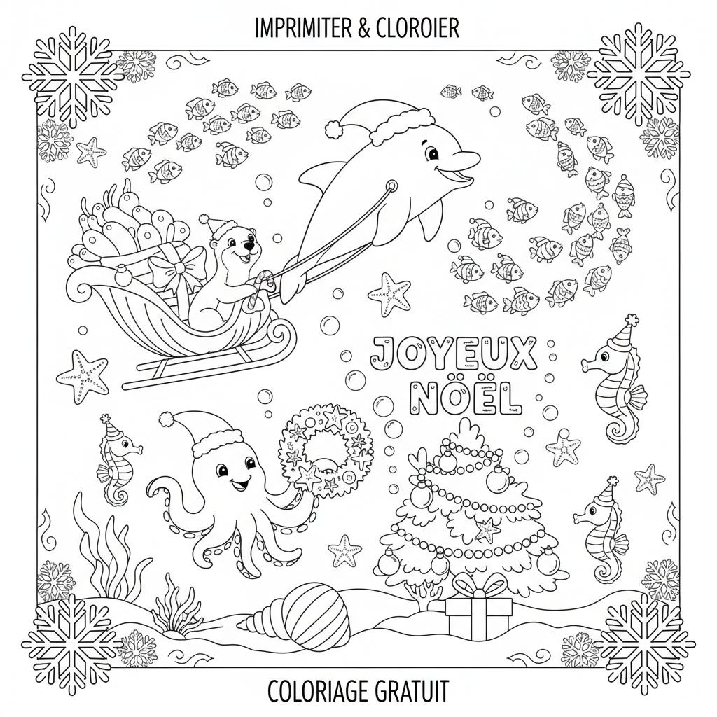 Coloriage coloriage de noel a imprimer gratuit 5