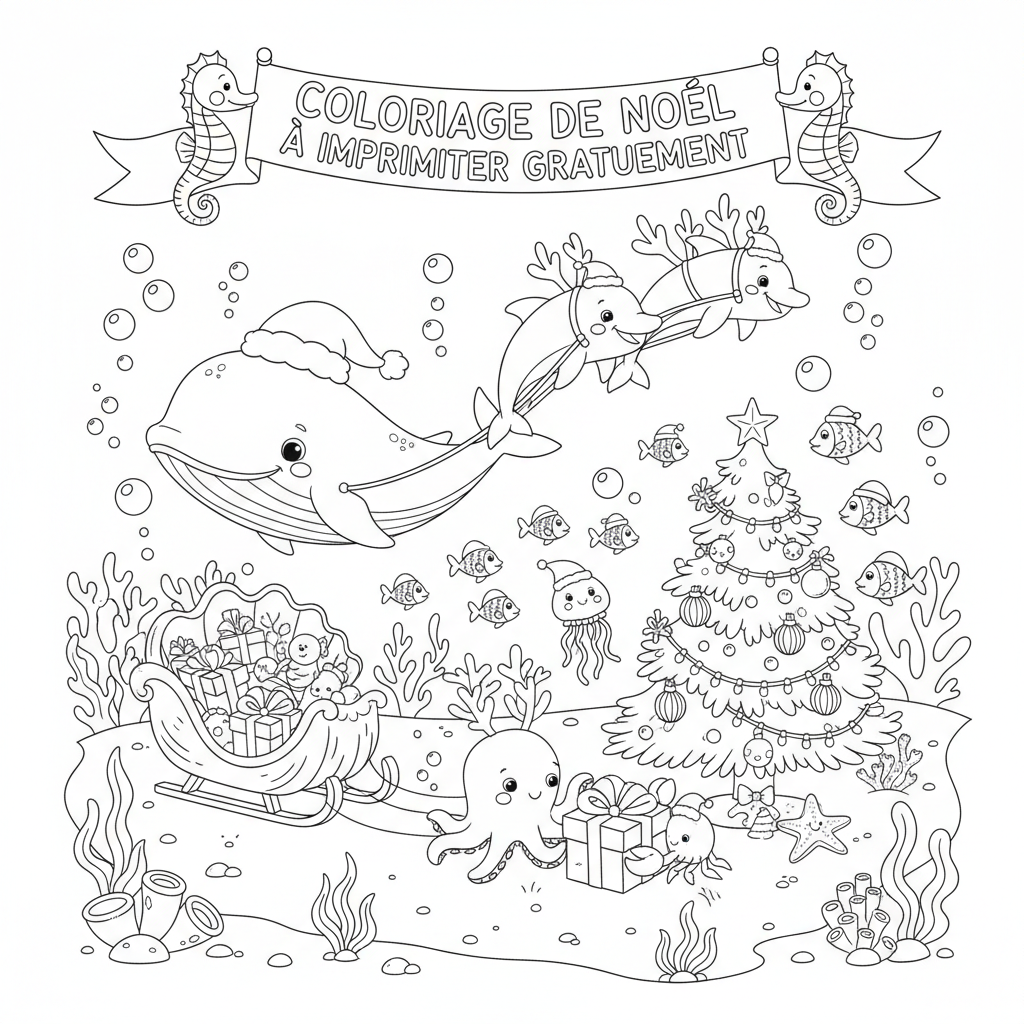 Coloriage coloriage de noel a imprimer gratuitement 3