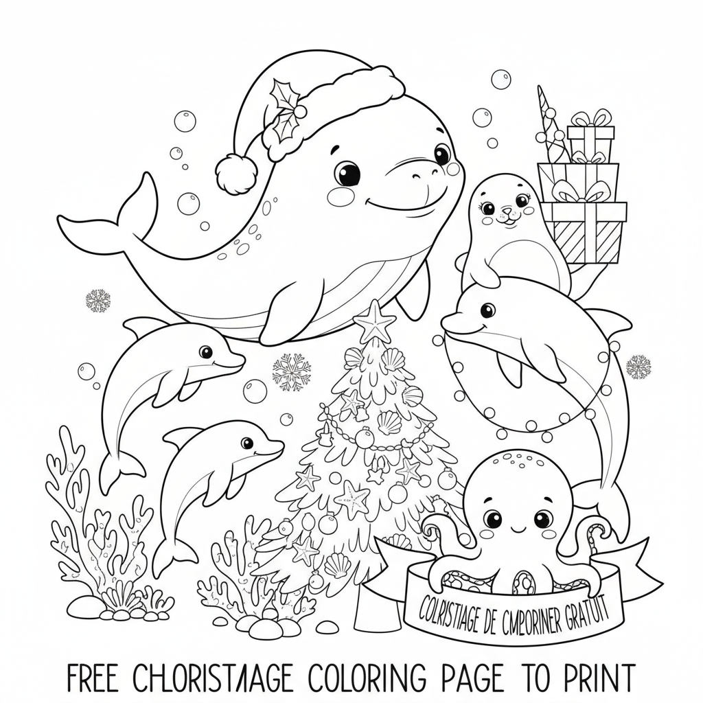 Coloriage coloriage de noel imprimer gratuit 4