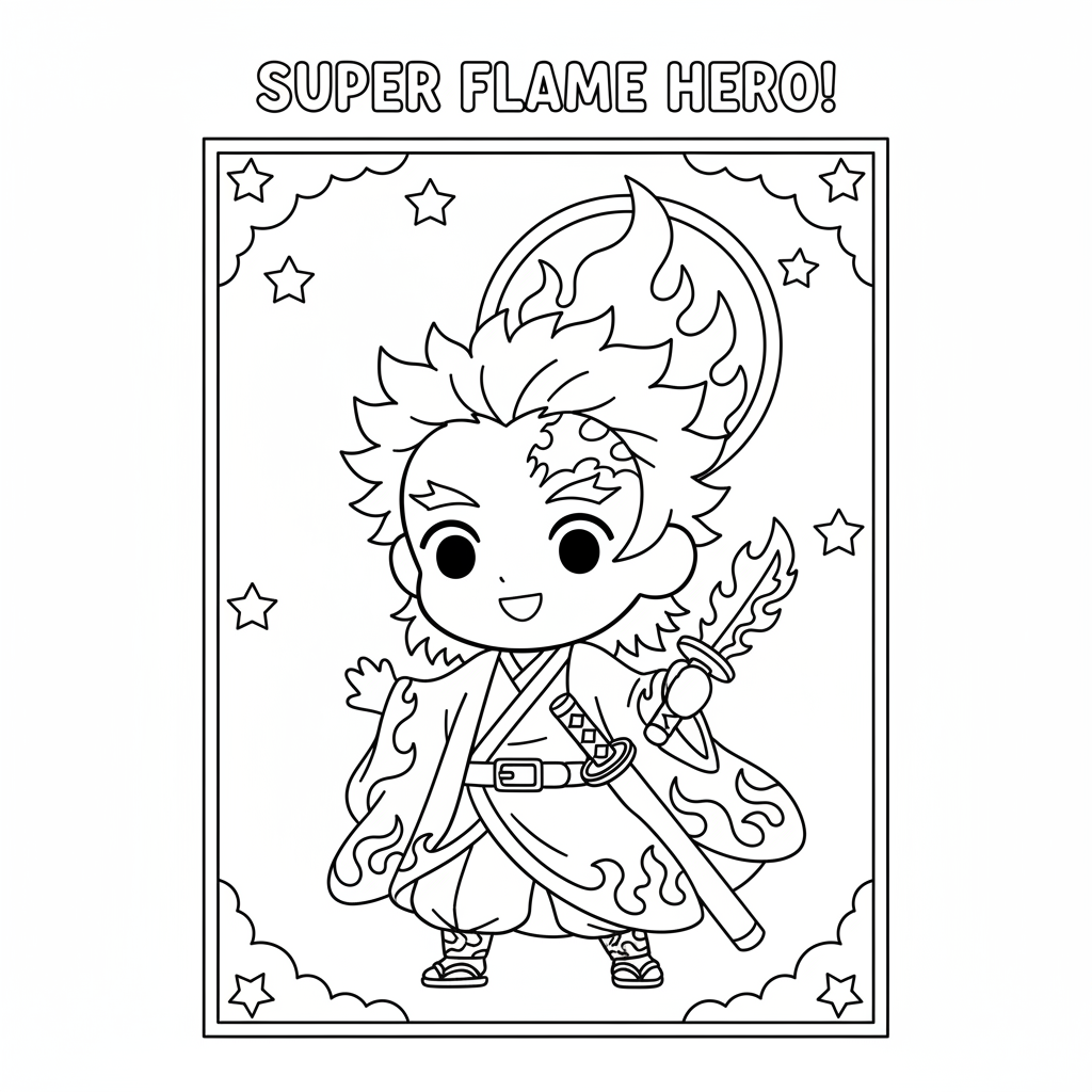 Coloriage coloriage demon slayer pilier