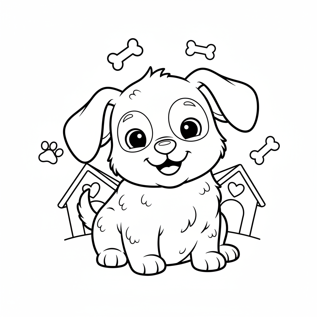 Coloriage coloriage des chiens