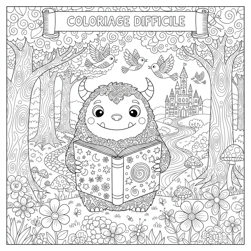 Coloriage coloriage difficile à imprimer 3