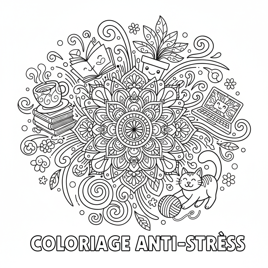 Coloriage coloriage difficile adulte 5