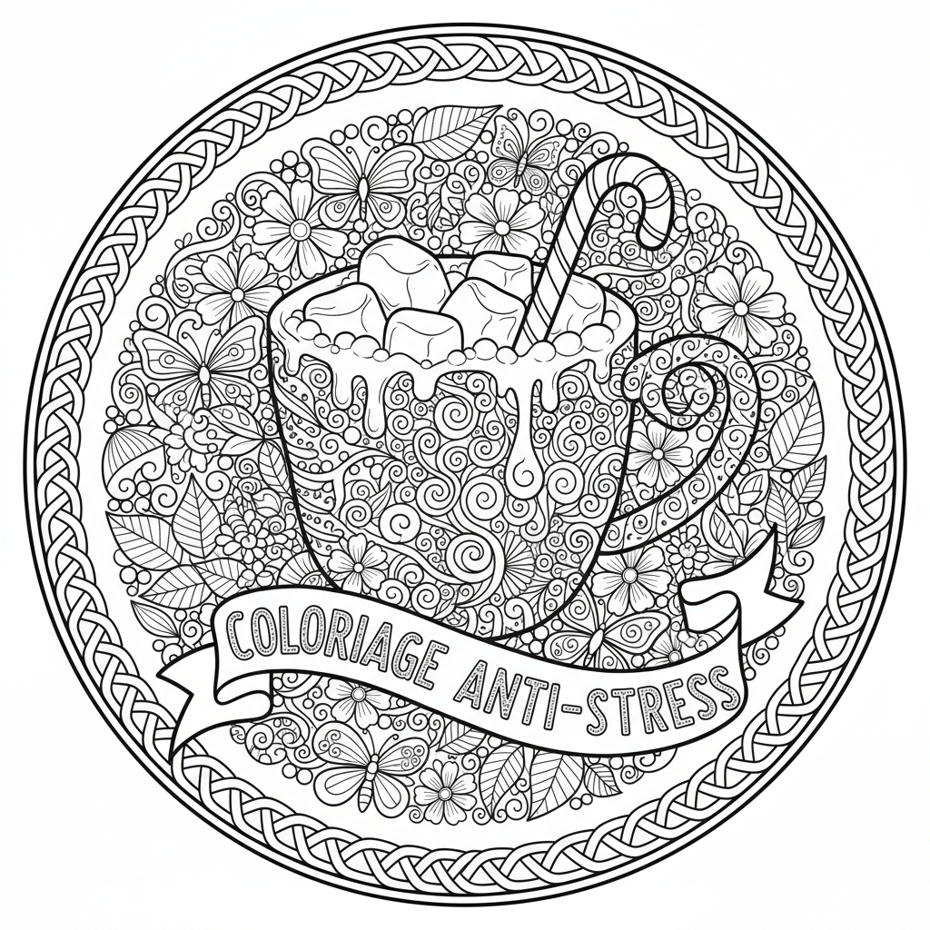 Coloriage Coloriage Difficile Pour Adulte Gratuit à Imprimer