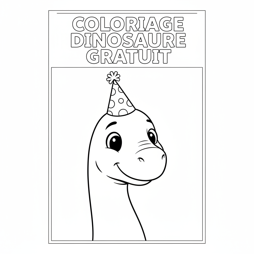 Coloriage coloriage dinosaure à imprimer gratuit 4