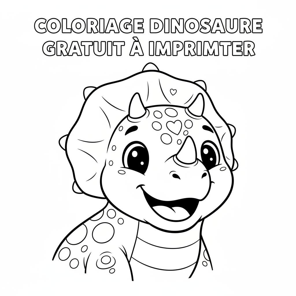Coloriage coloriage dinosaure gratuit à imprimer 4