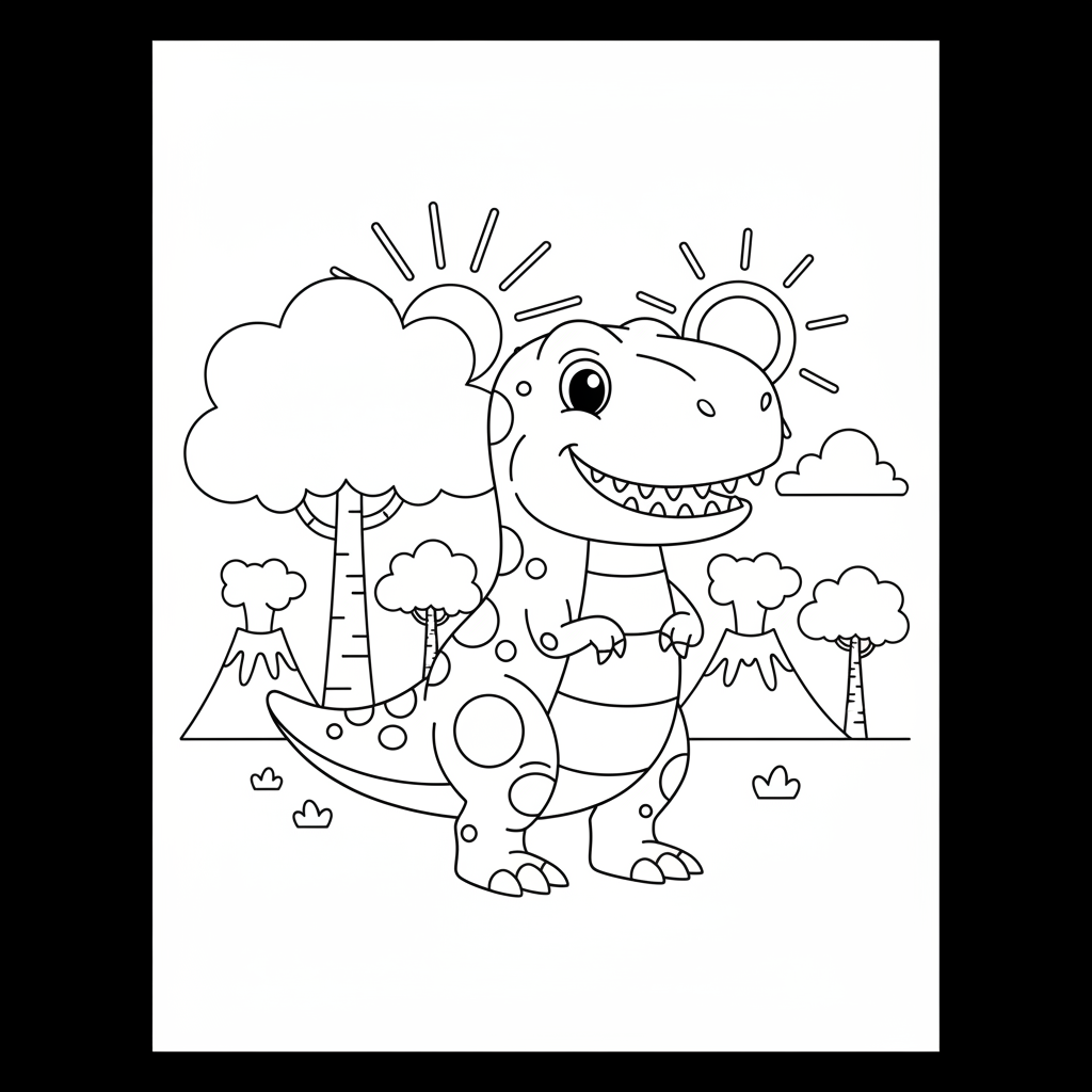 Coloriage coloriage dinosaure t rex 2