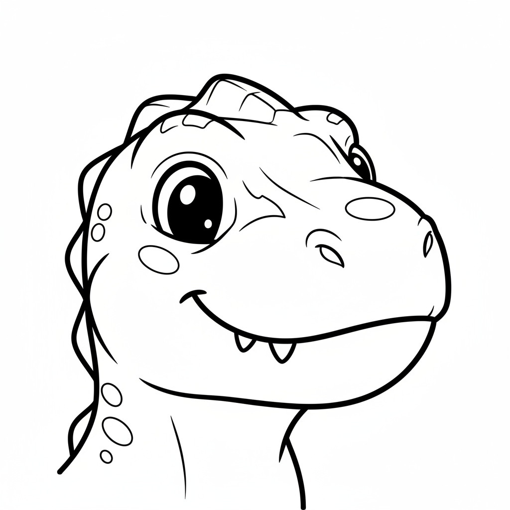 Coloriage coloriage dinosaure trex 4