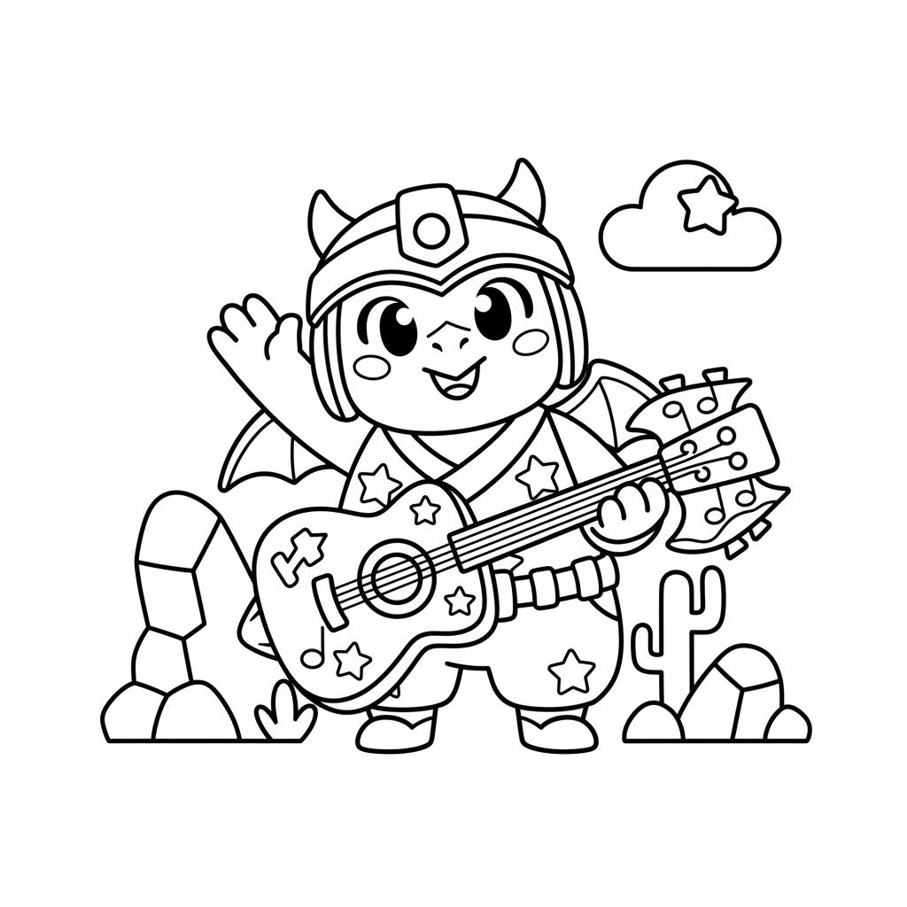 Coloriage coloriage draco brawl stars