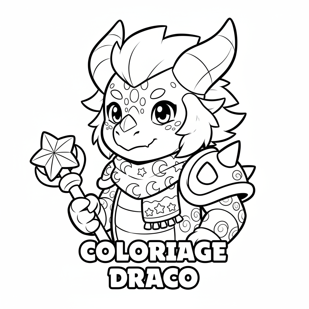 Coloriage coloriage draco brawl stars 4