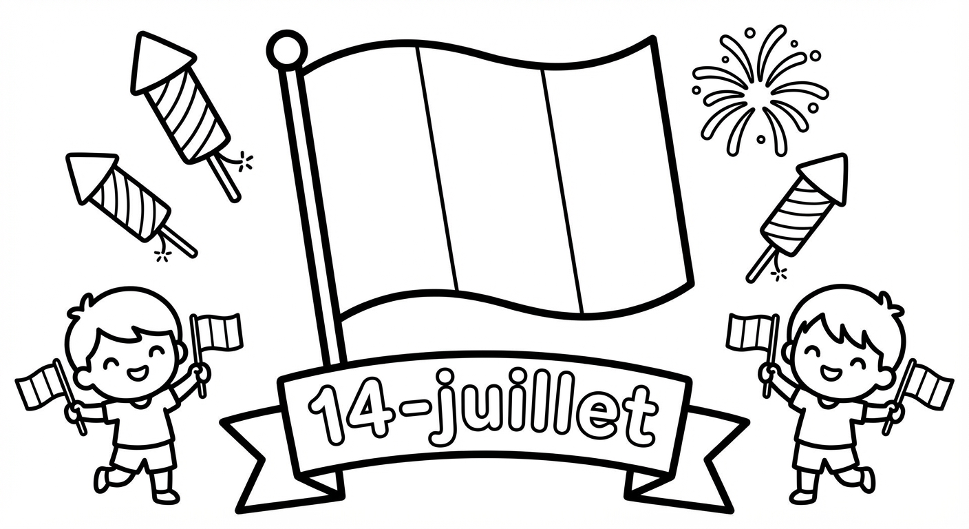 Coloriage coloriage drapeau france 2