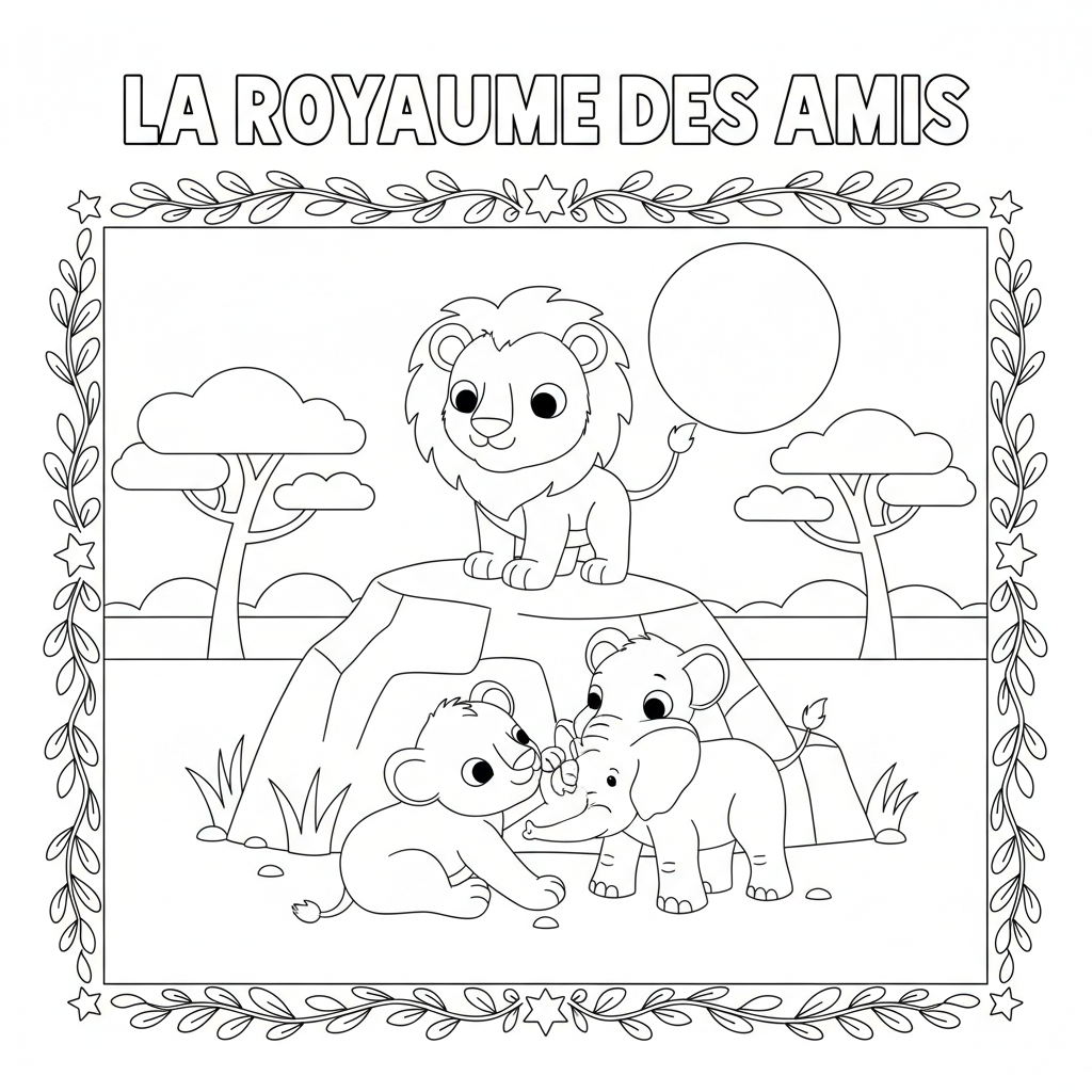 Dessins de Coloriage Du Roi Lion 2 à Imprimer Gratuitement