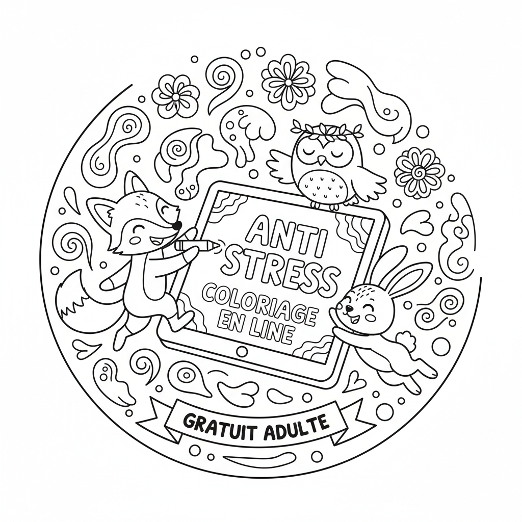 Coloriage coloriage en ligne adulte gratuit 5