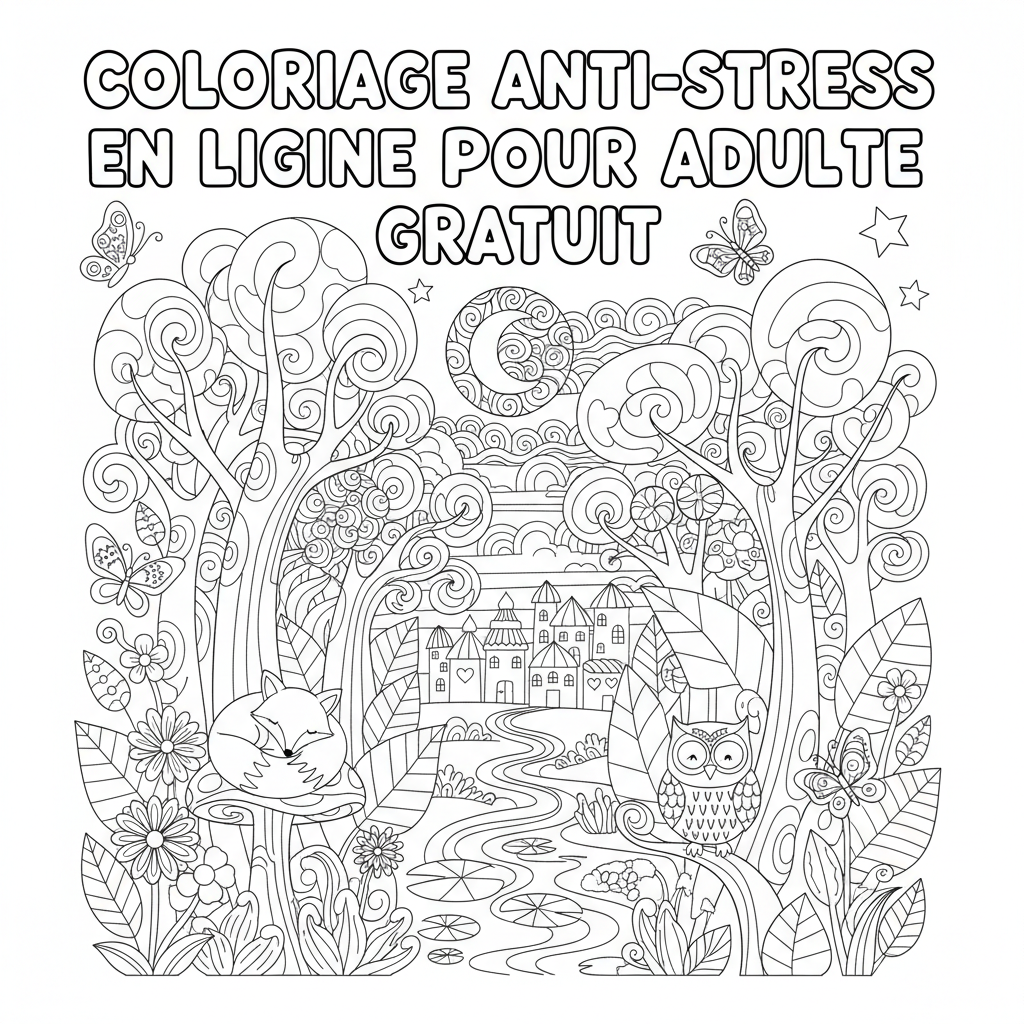 Coloriage coloriage en ligne pour adulte gratuit 3
