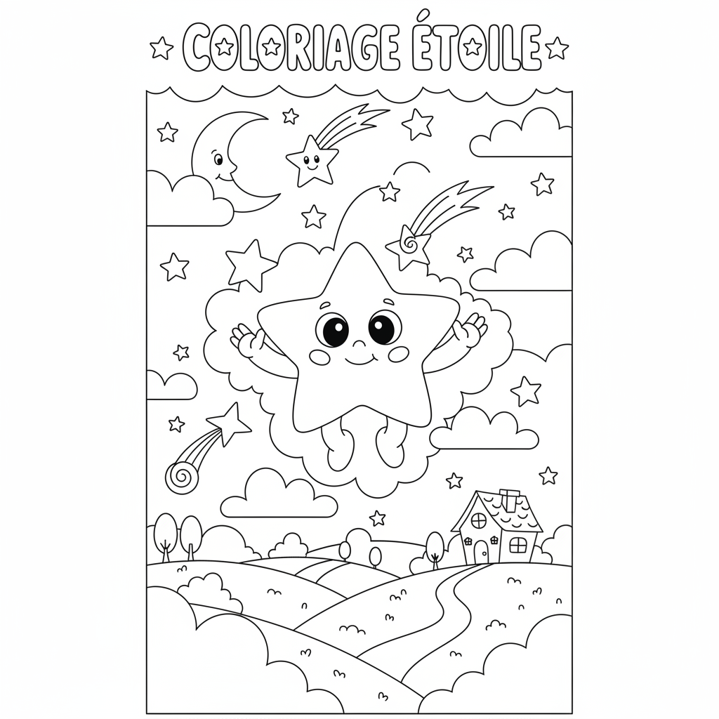 Coloriage coloriage etoile 3