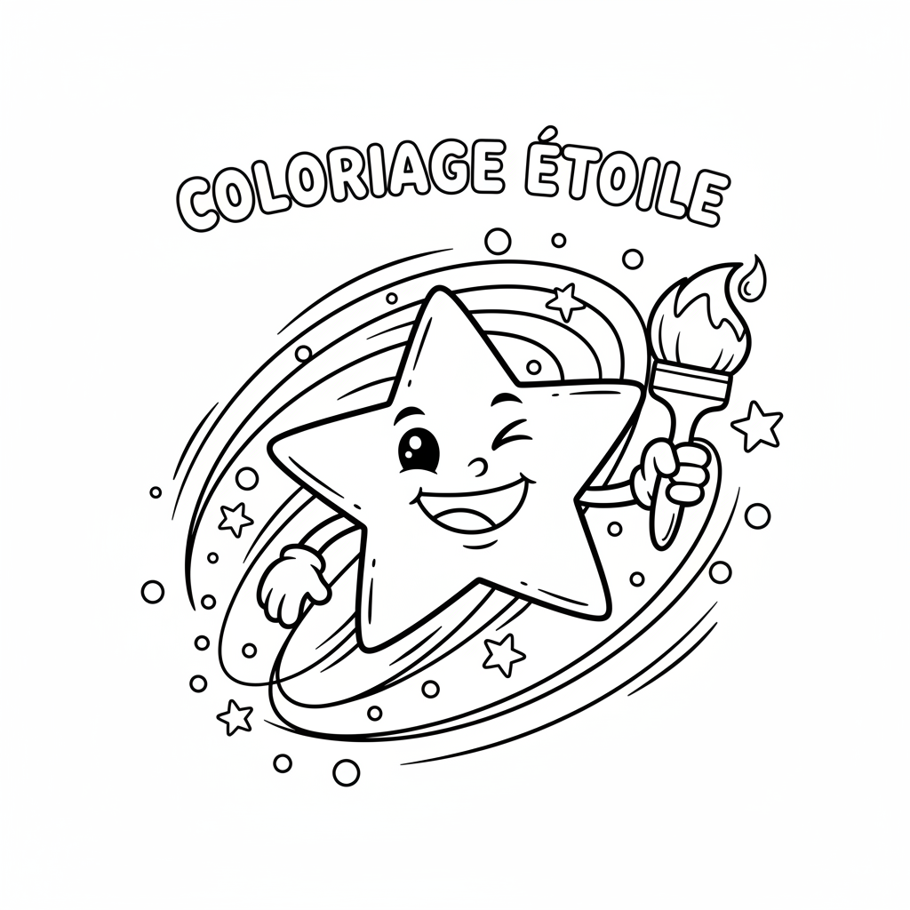 Coloriage coloriage etoile 5
